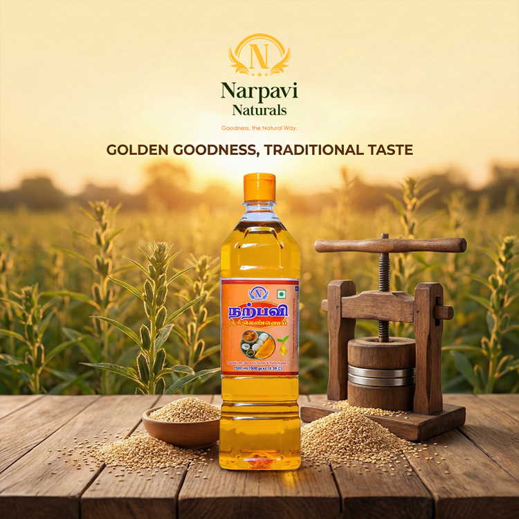 Chekku Sesame Oil (Jaggery)